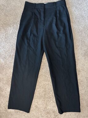 Wilfred Black Tailored High-Rise Dress Pants